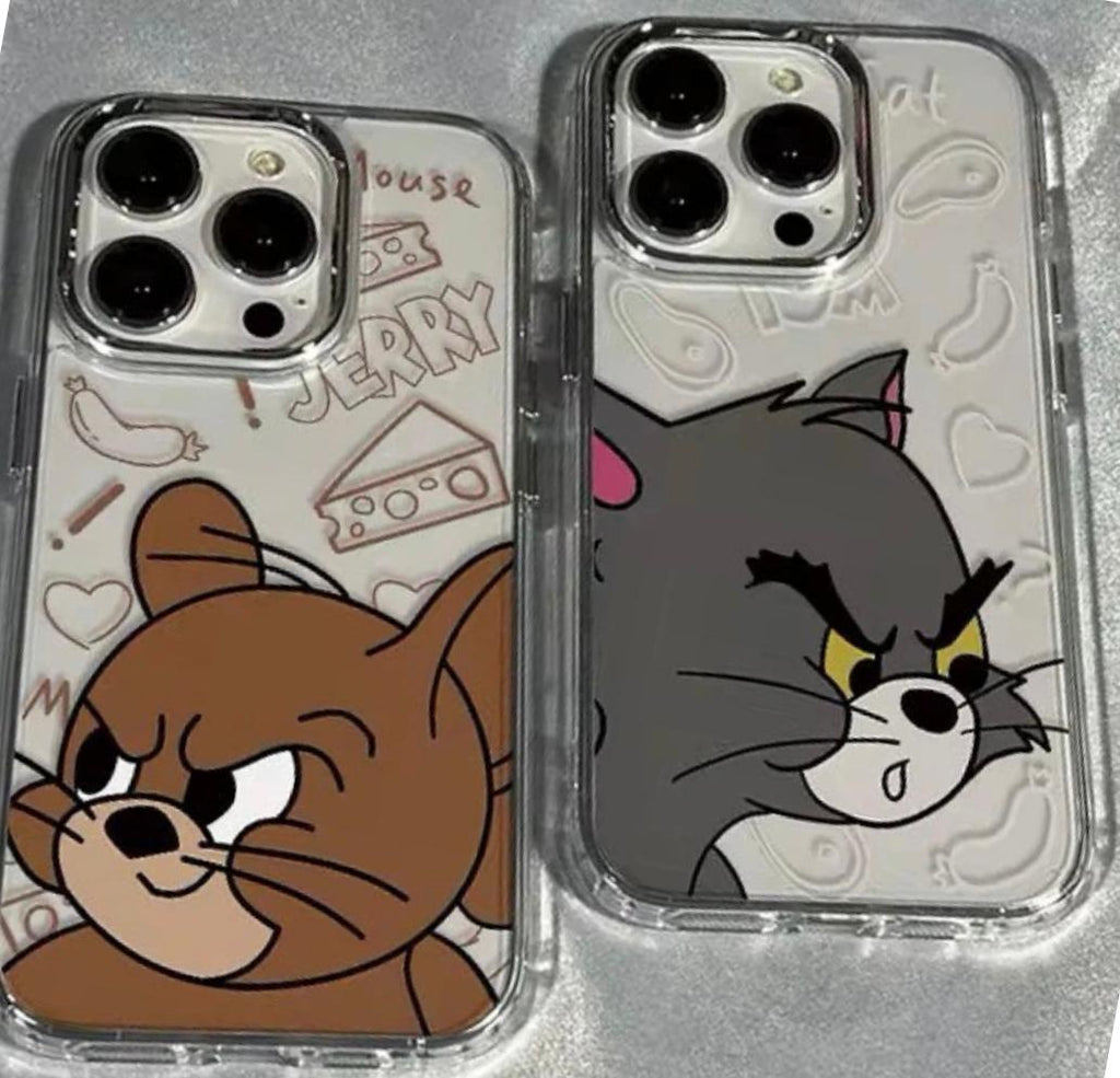 PREMIUM PRINTING TRANSPARENT CARTOON CASE - TOM & JELLY