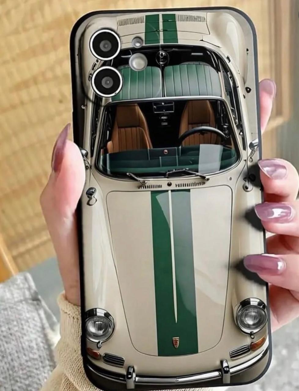PRINTING VINTAGE SPORTS CAR 3D PREMIUM PHONE CASE