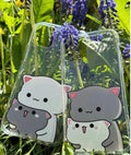 Cute Triple Cat Transparent Phone Case