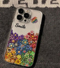 Colorful 3D Floral Smile Phone Case