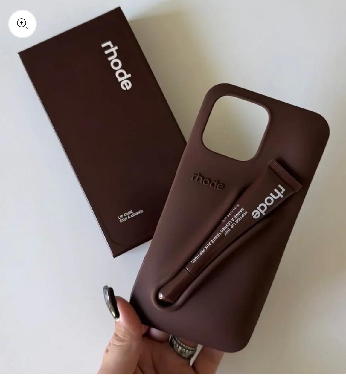 New Original Rhodes LipGloss 💄 Silicone Case With Box