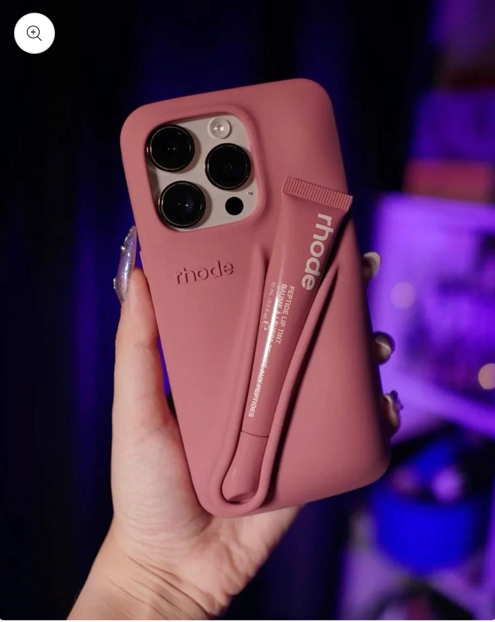 New Original Rhodes LipGloss 💄 Silicone Case With Box