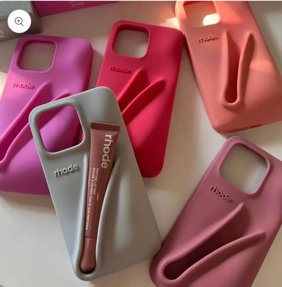 New Original Rhodes LipGloss 💄 Silicone Case With Box