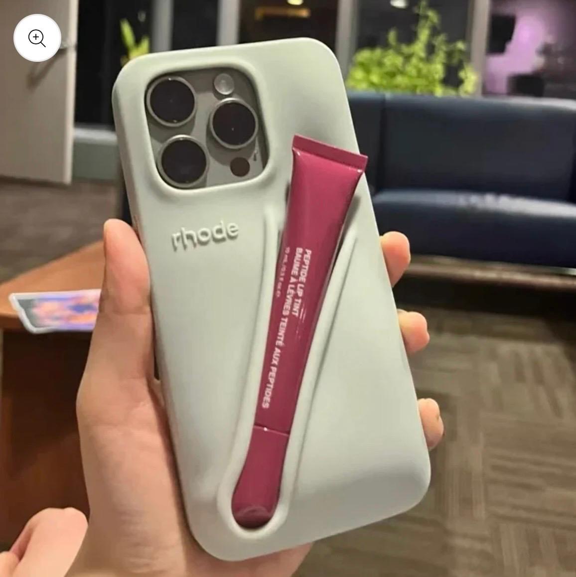 New Original Rhodes LipGloss 💄 Silicone Case With Box