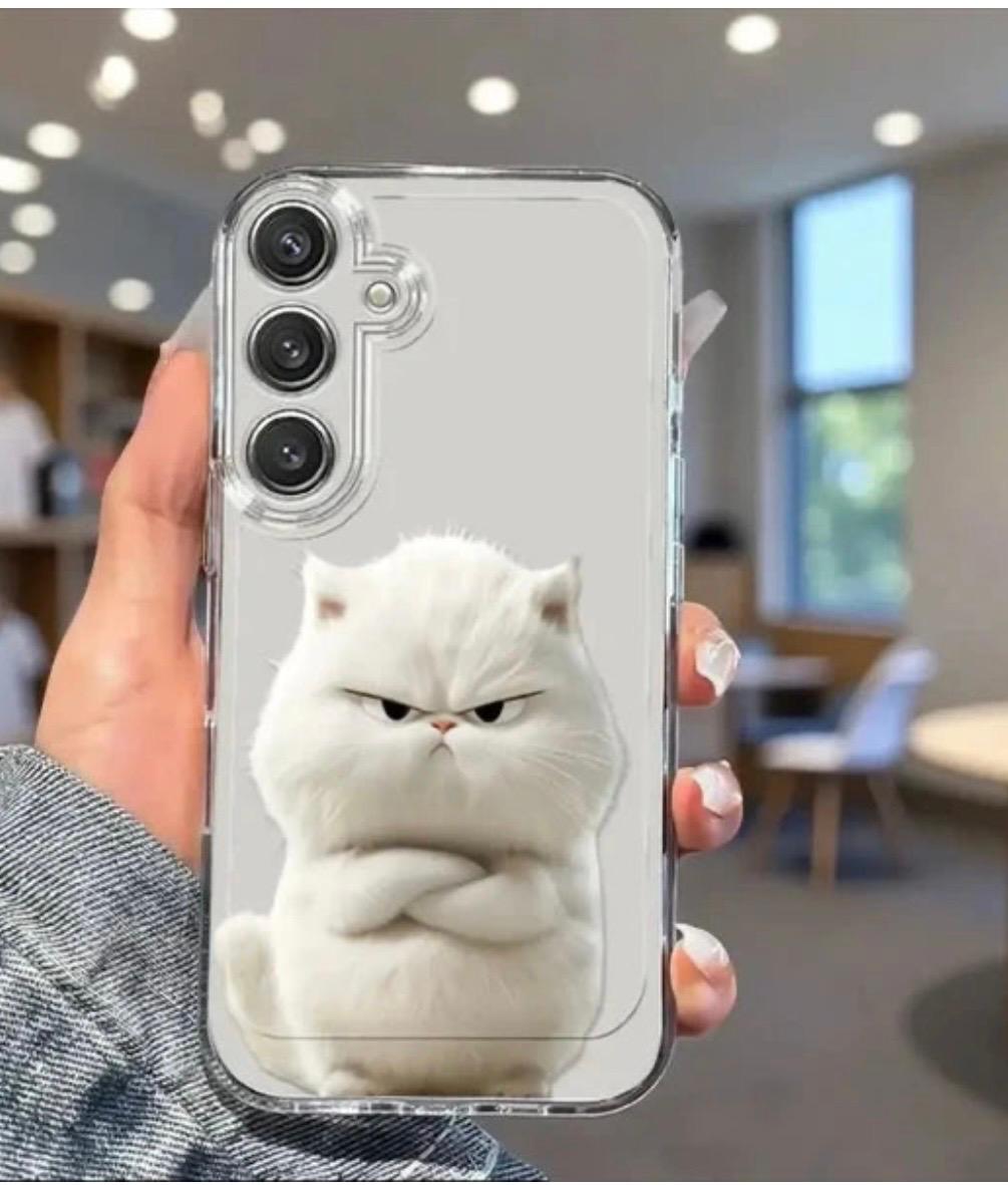 Grumpy Cat Transparent Phone Case