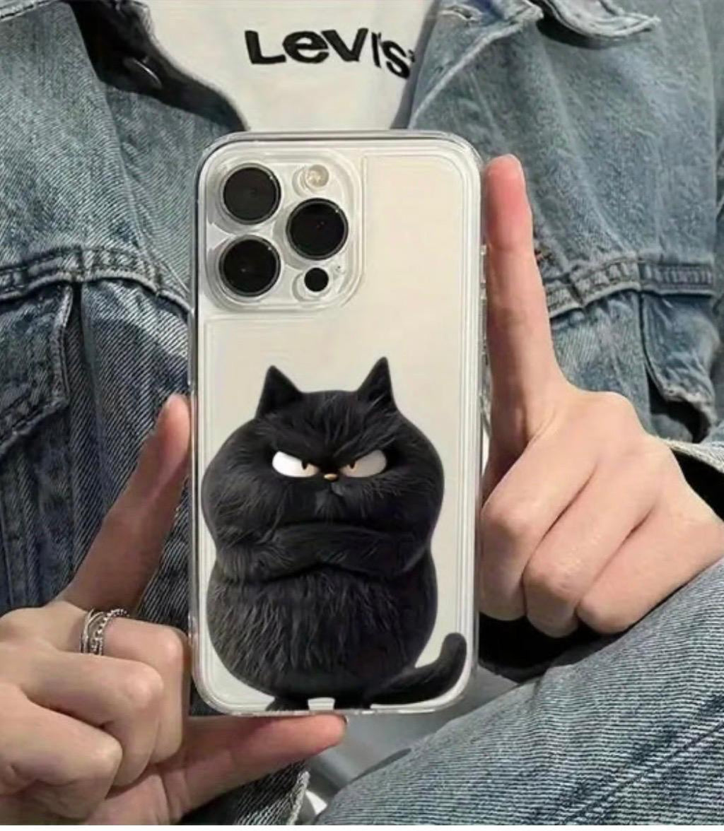 Grumpy Cat Transparent Phone Case