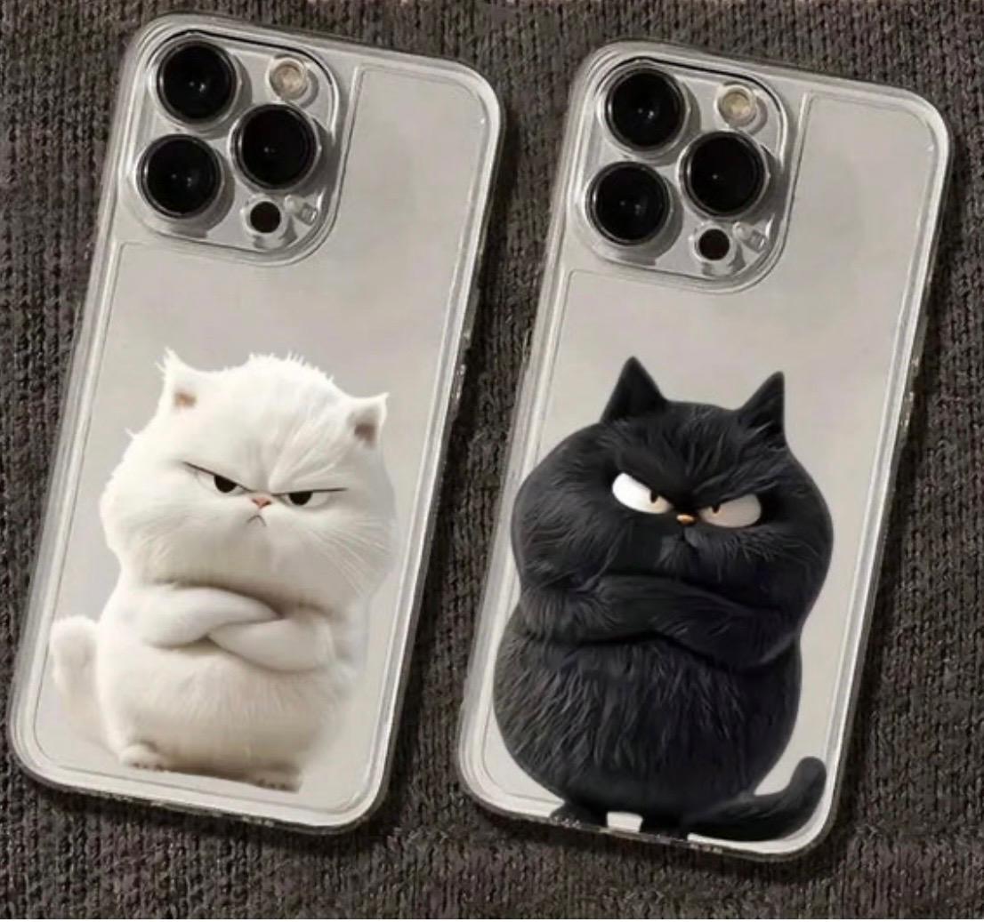 Grumpy Cat Transparent Phone Case