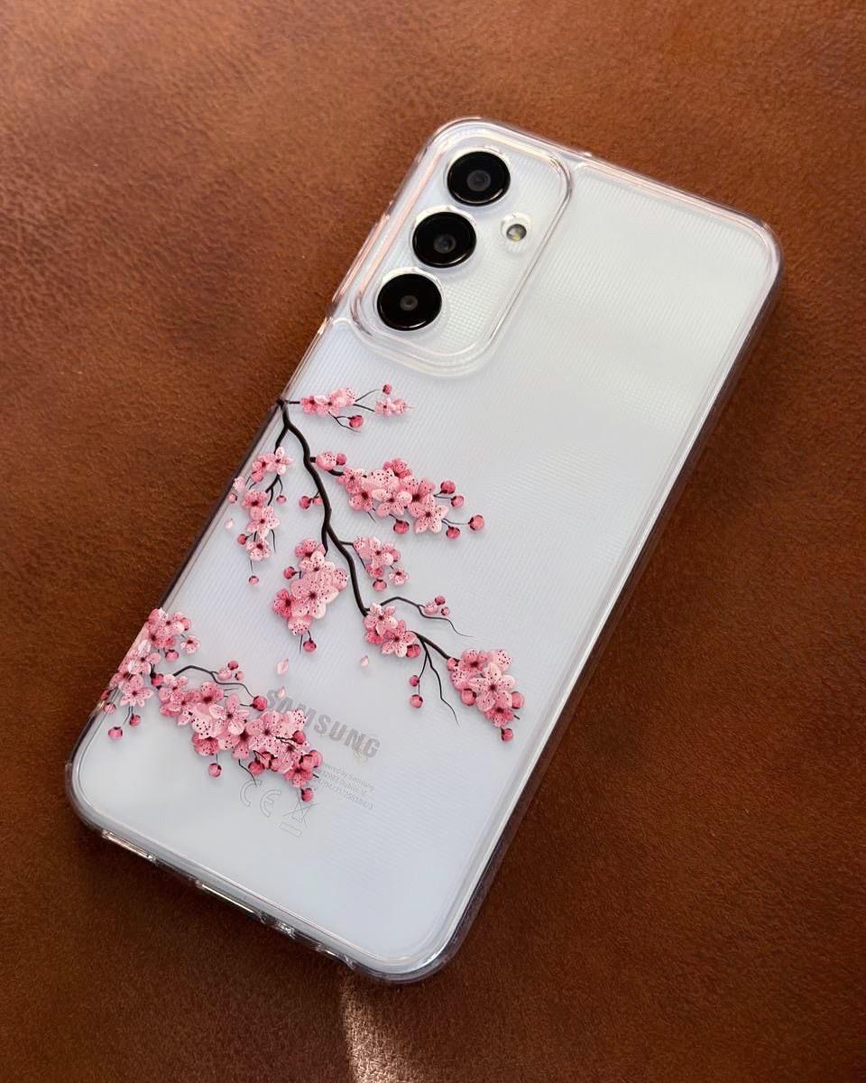Cherry Blossom Transparent Phone Case