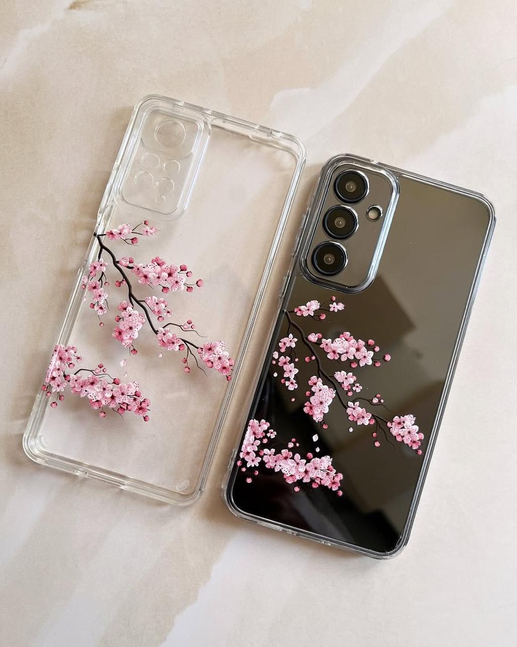 Cherry Blossom Transparent Phone Case