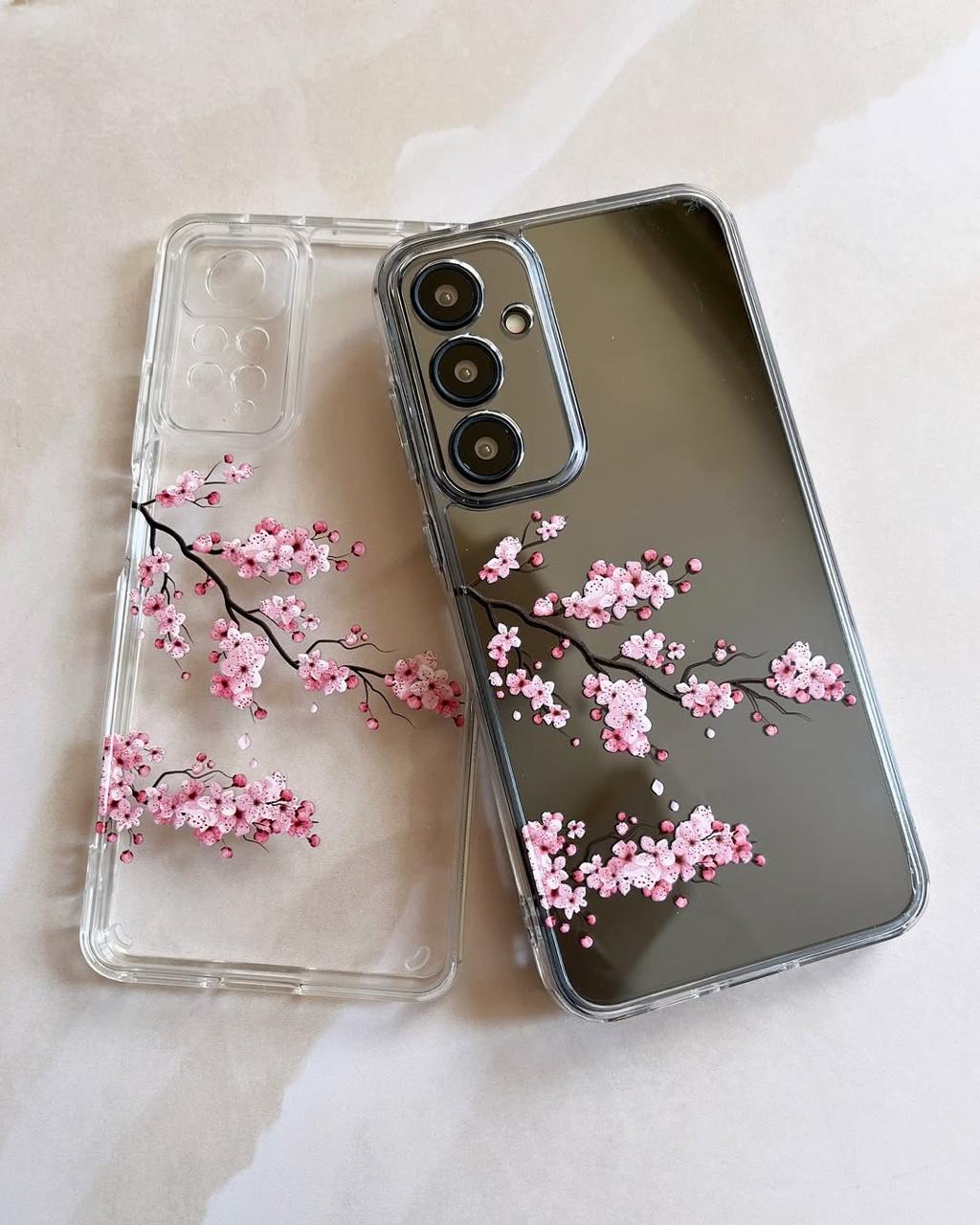 Cherry Blossom Transparent Phone Case