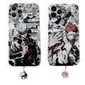 GOJO SATORU & SUKUNA TRANSPARENT PHONE CASE