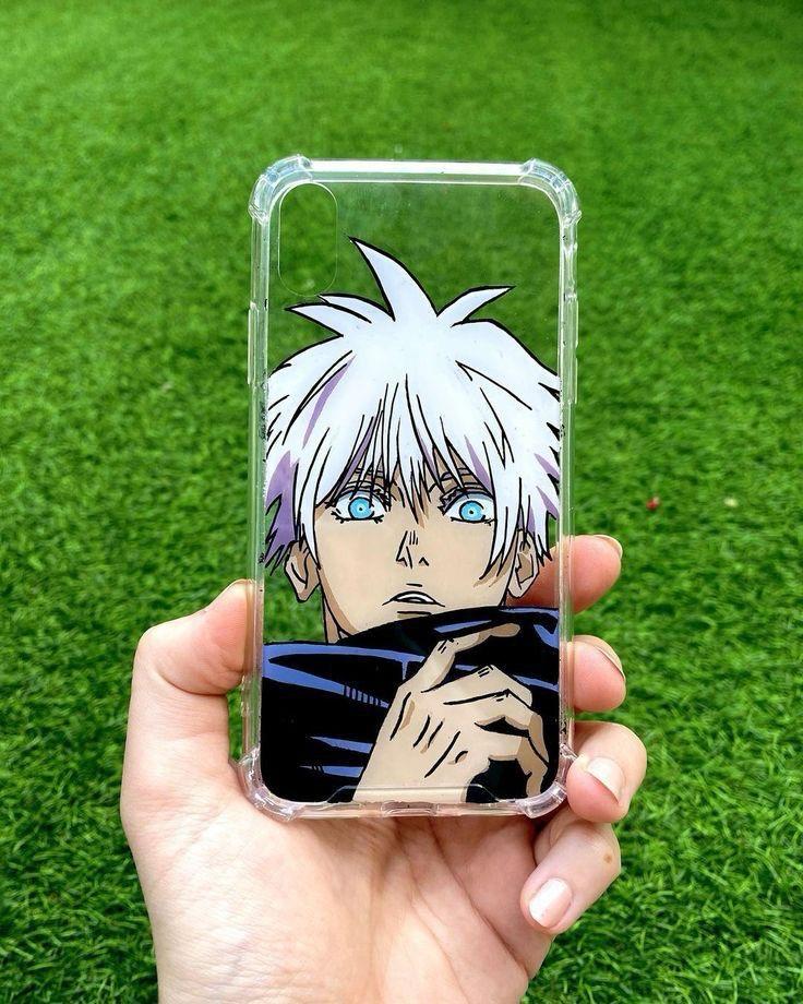 GOJO SATORU TRANSPARENT PHONE CASE