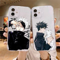 GOJO SATORU & FUSHIGURO TRANSPARENT PHONE CASE