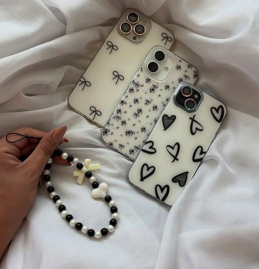 CUTE TRANSPARENT PHONE CASE