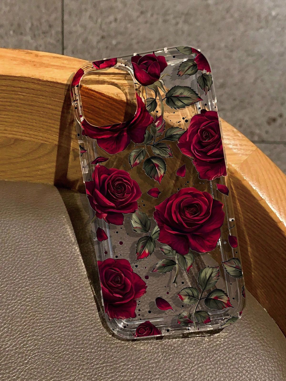 Red Rose Printing Phone Case