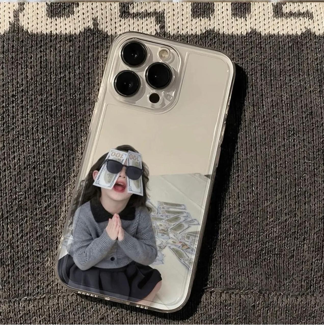 RICH GIRL DOLLAR SOFT CUSTERMIZED PHONE CASE