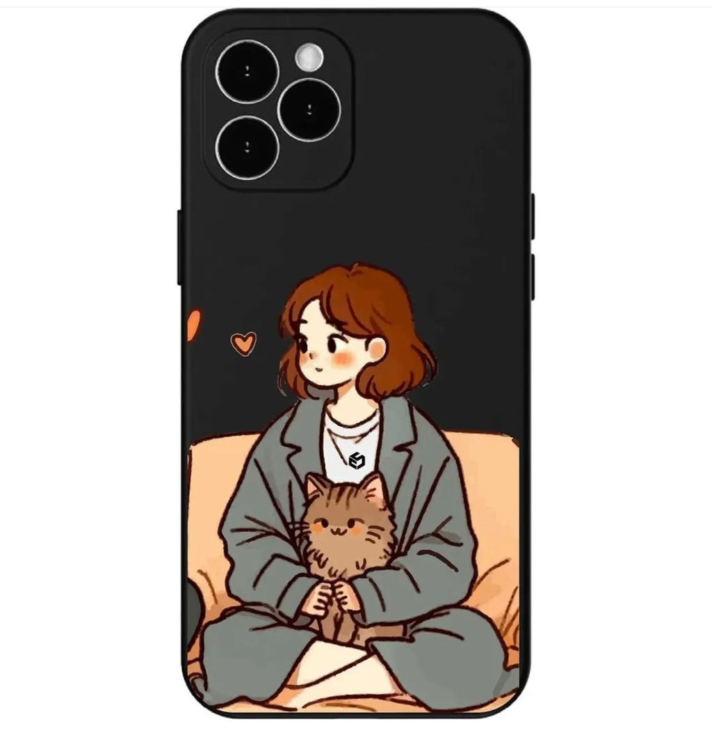 COUPLE TRANSPARENT SOFT CUSTERMIZED PHONE CASE