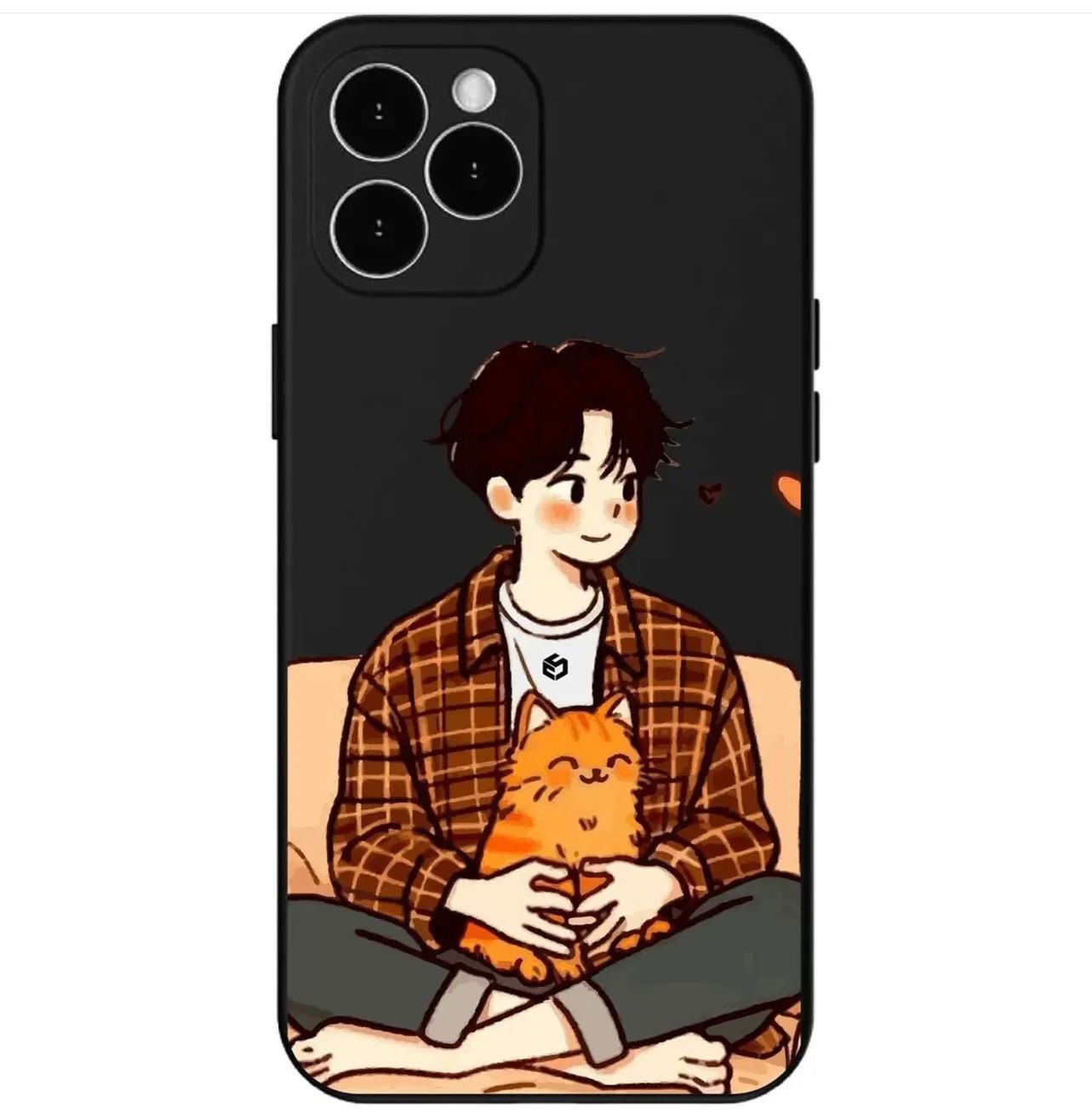 COUPLE TRANSPARENT SOFT CUSTERMIZED PHONE CASE