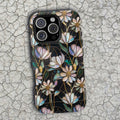 2D Printing Case Phone Design "White Colourful Flower"