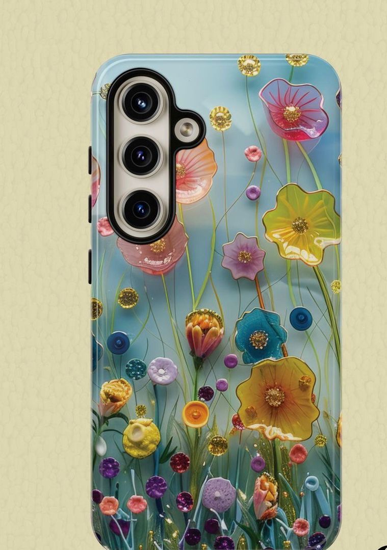 2D Printing Case Phone Design "Colourful Flower"