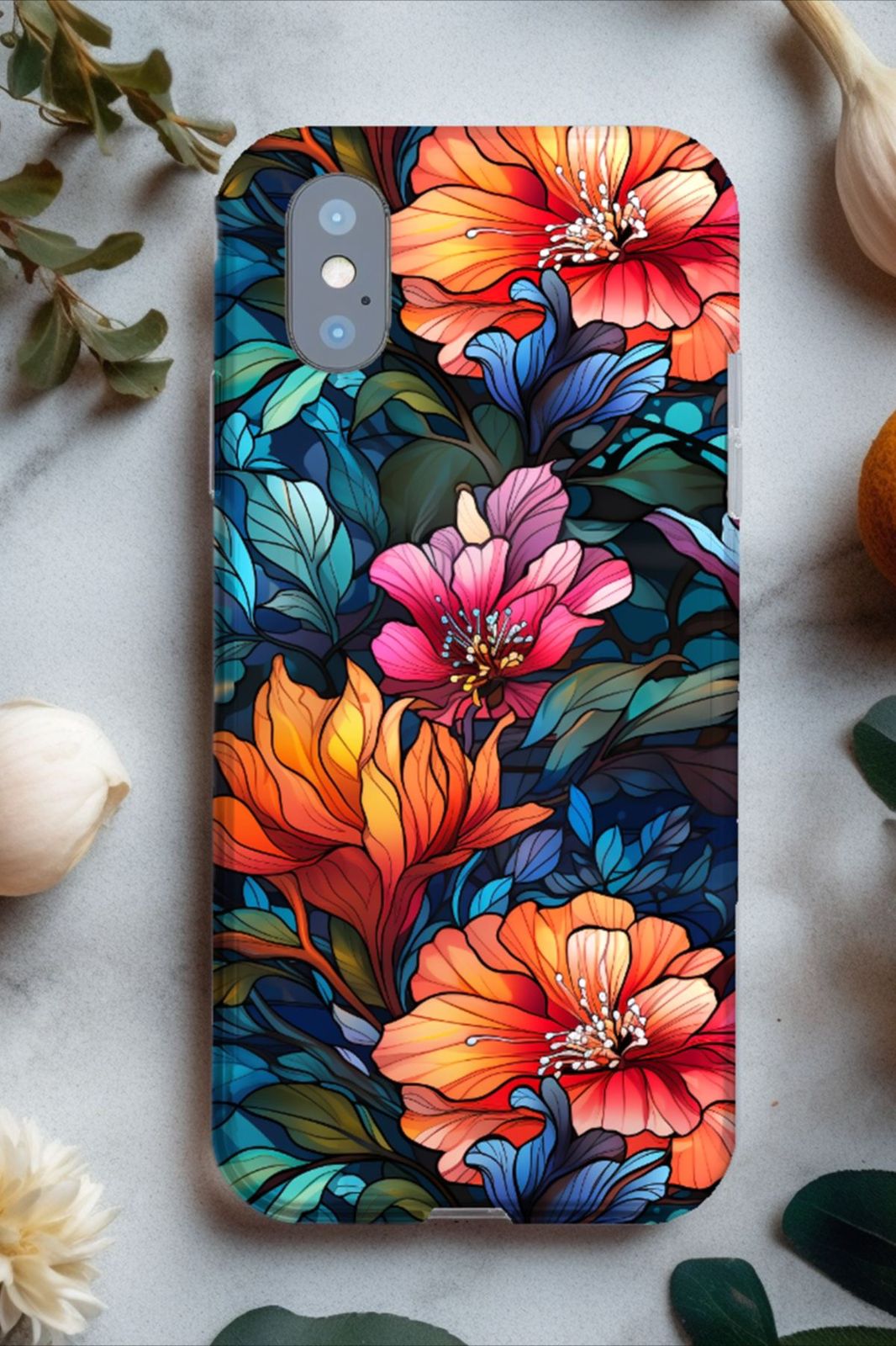 2D Printing Phone Case Design "Wild Flowers"