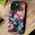2D Printing Phone Case Design "Flower Art"