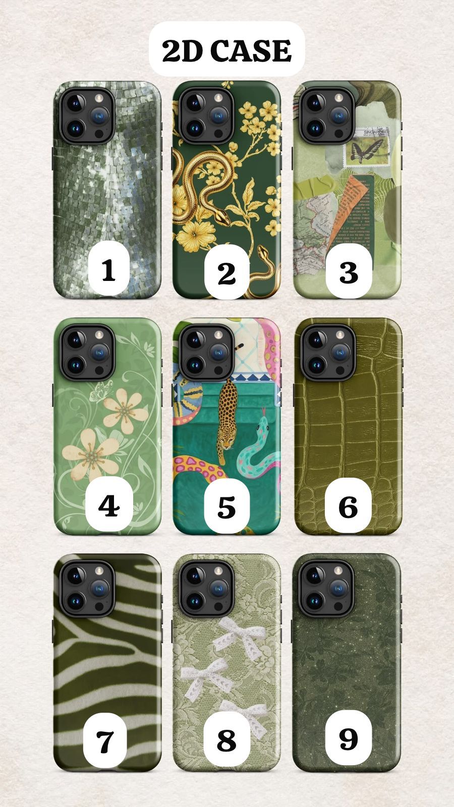 2D Printing Case Phone Design "Mix Design Case"