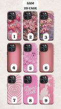 2D Printing Case Phone Design "Mix Flower Design Case"