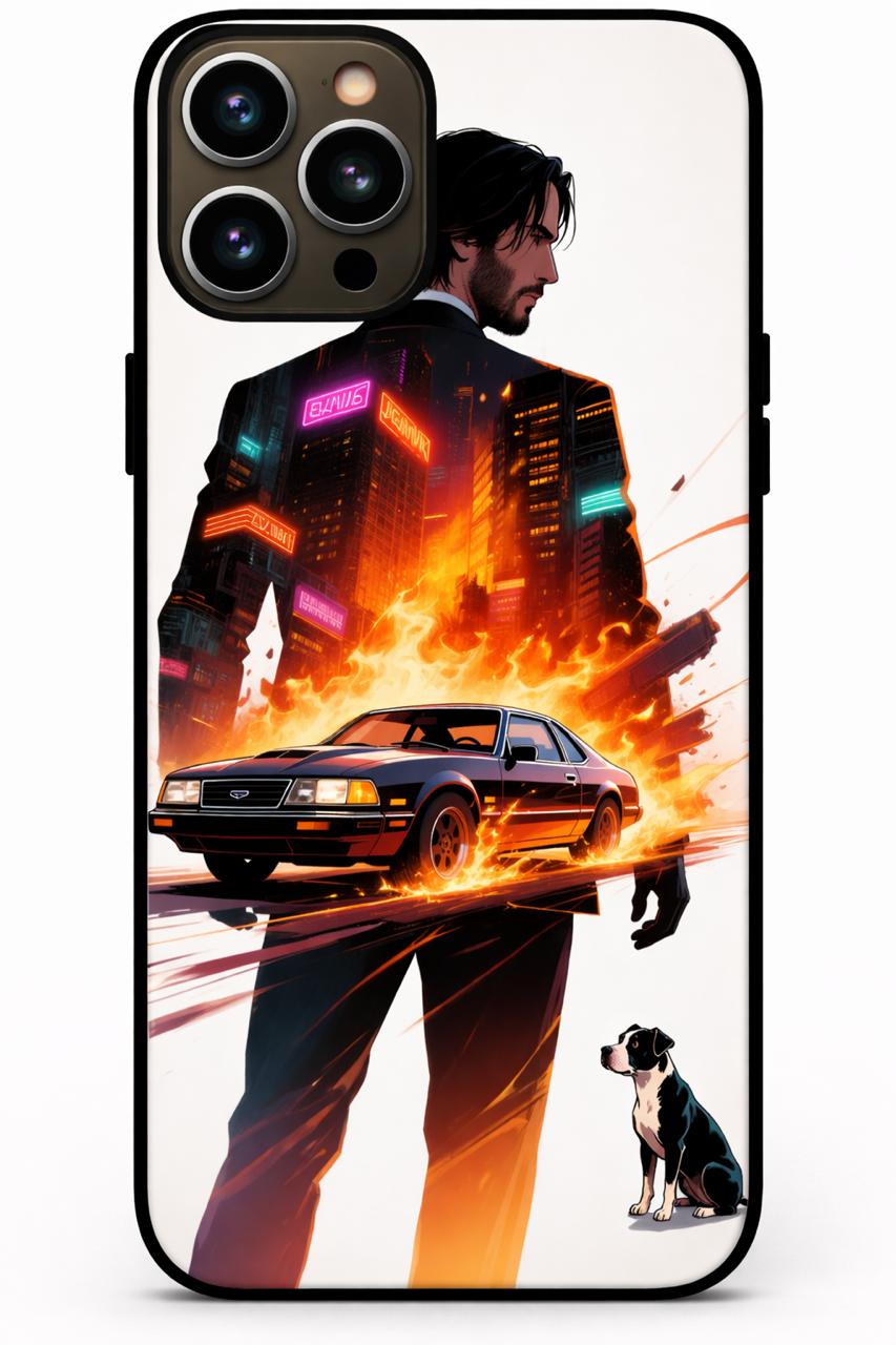 2D Printing Case Phone Design "John Wick Design Case"