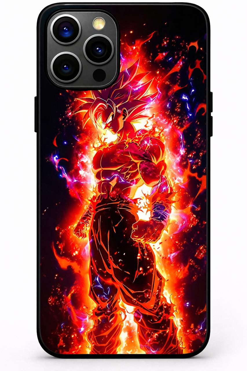 2D Printing Case Phone Design "Goku Red Form Design Case"