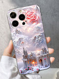 2D Printing Case Phone Design "Snow Castle Design Case"