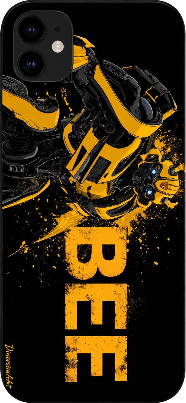 2D Printing Case Phone Design "bumblebee Design Case"