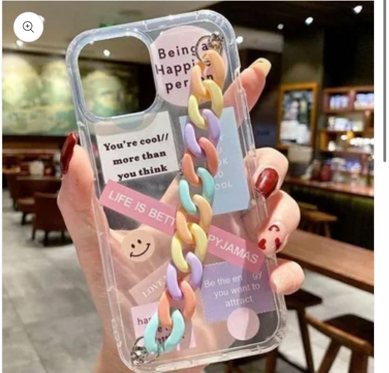 Printing With Chain Case Phone Design