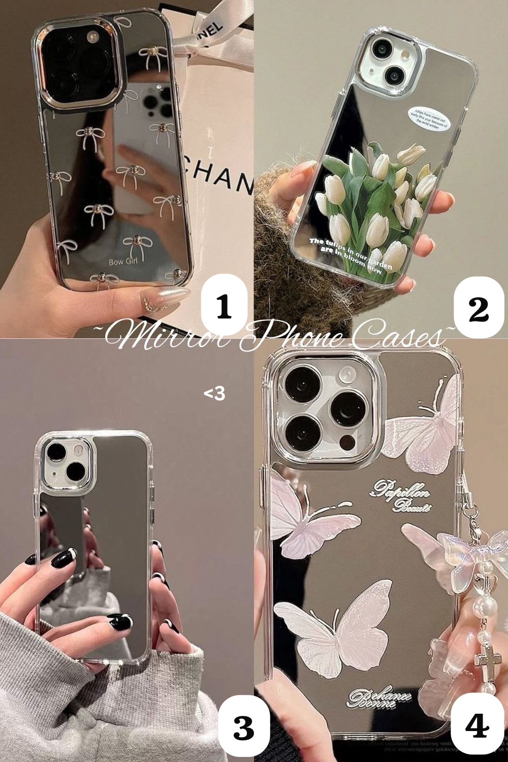 BUTTERFLY MIRROR CASE