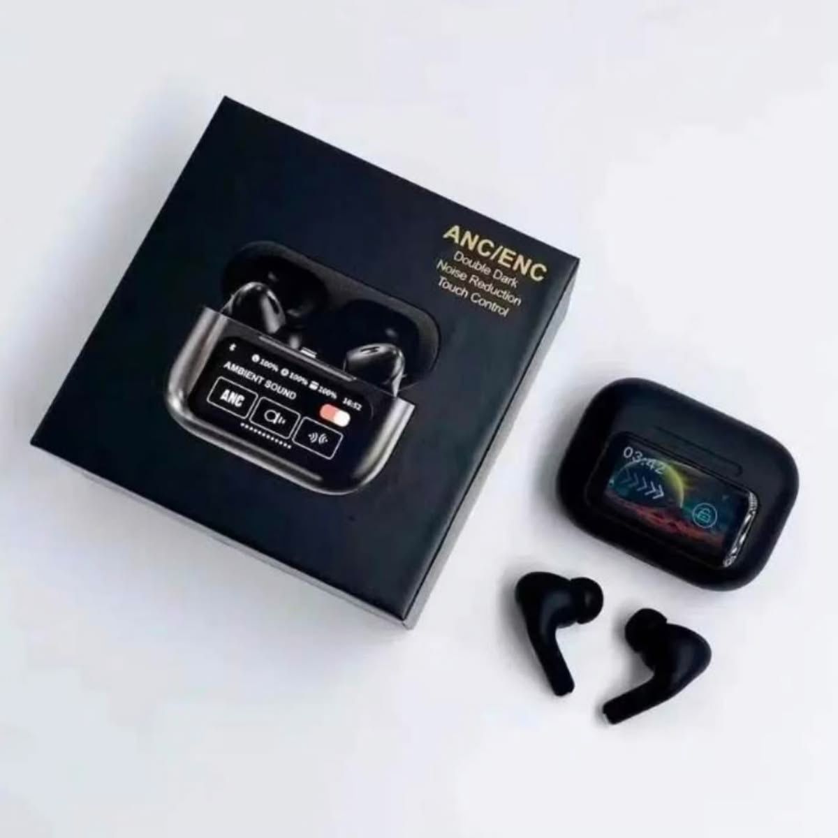 A9 Airpods Pro ANC/ENC Touch Screen Wireless Earbuds